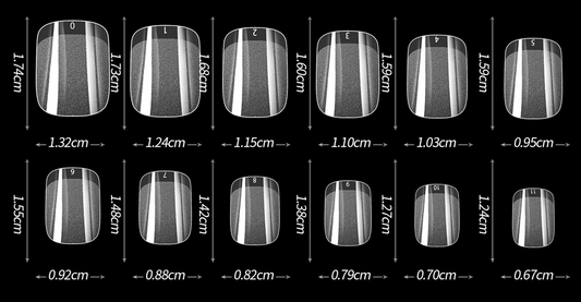 Single Packs – Pressies Nail Extensions Short Square