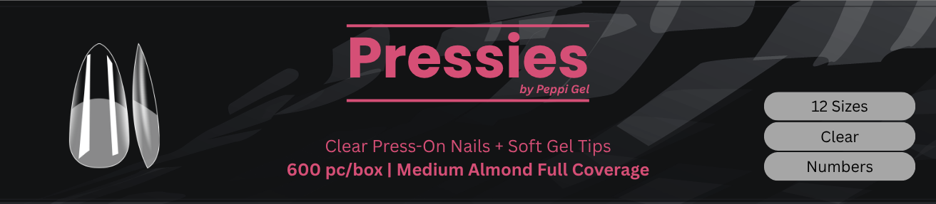 Single Packs – Pressies Nail Extensions Medium Almond