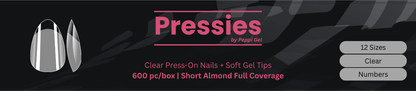 Single Packs – Pressies Nail Extensions Short Almond
