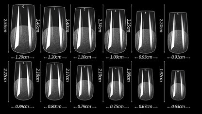 Single Packs – Pressies Nail Extensions Medium Square