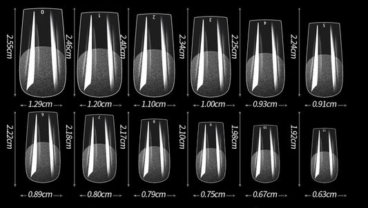 Single Packs – Pressies Nail Extensions Medium Square