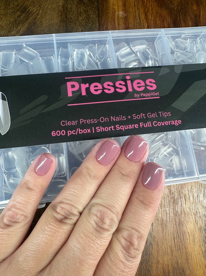 Single Packs – Pressies Nail Extensions Short Square